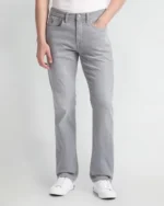 Men Heavily Washed Harold Slim Straight Fit Jeans