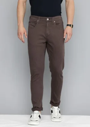 Men Slim Tapered Fit Stretchable Pure Cotton Jeans