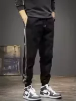 Men Mid-Rise Regular Fit Easy Wash Joggers Trousers